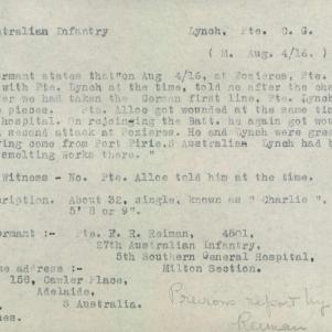 Soldier packet page