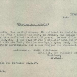 Soldier packet page