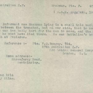 Soldier packet page