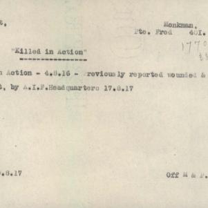 Soldier packet page