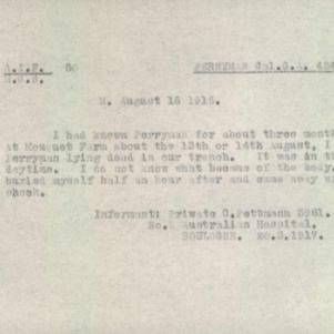 Soldier packet page