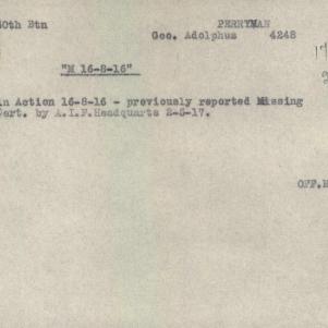 Soldier packet page