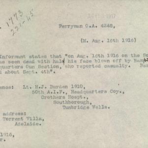 Soldier packet page