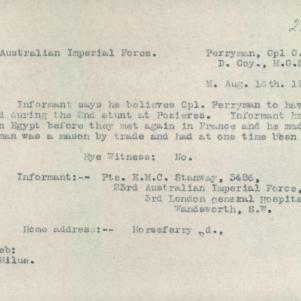 Soldier packet page