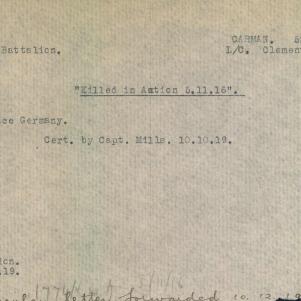 Soldier packet page