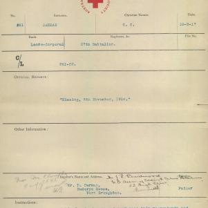 Soldier packet page