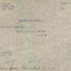Soldier packet page