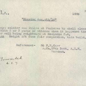 Soldier packet page