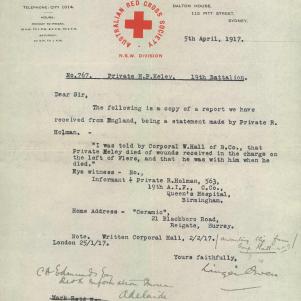 Soldier packet page