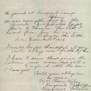Soldier packet page