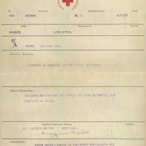 Soldier packet page