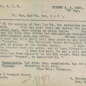 Soldier packet page