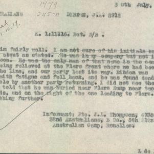 Soldier packet page