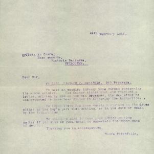 Soldier packet page