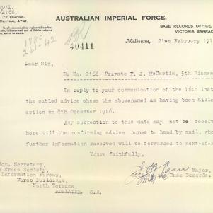 Soldier packet page