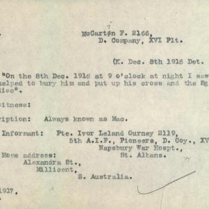 Soldier packet page