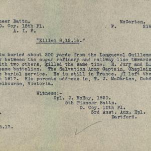 Soldier packet page