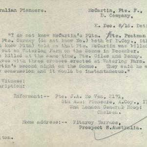 Soldier packet page