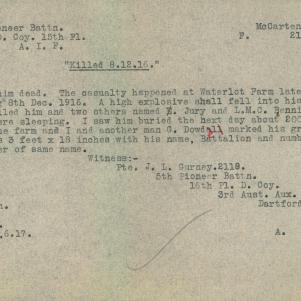 Soldier packet page