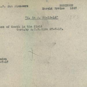 Soldier packet page