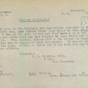 Soldier packet page