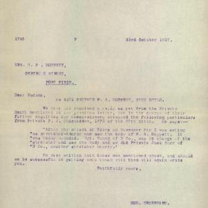 Soldier packet page