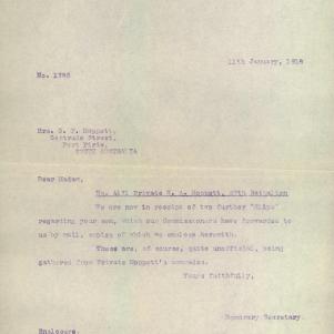 Soldier packet page