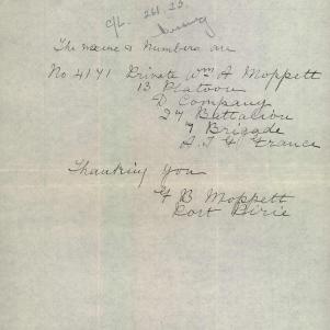 Soldier packet page
