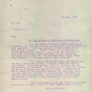 Soldier packet page