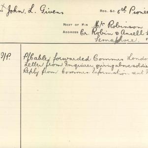 Soldier packet page
