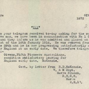 Soldier packet page