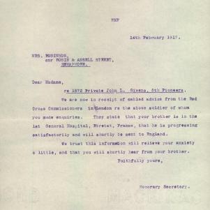 Soldier packet page