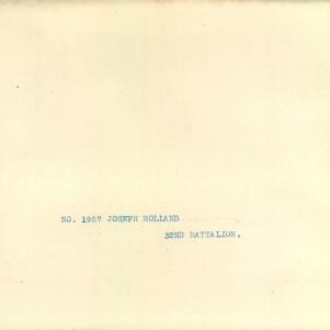 Soldier packet page