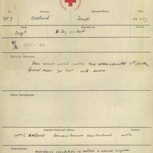 Soldier packet page