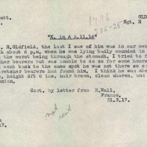 Soldier packet page