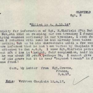 Soldier packet page