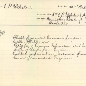 Soldier packet page