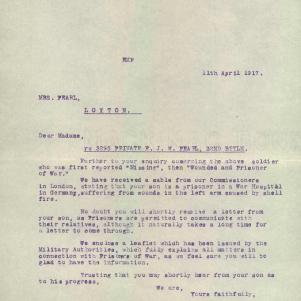 Soldier packet page