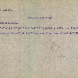 Soldier packet page