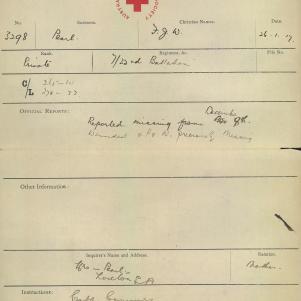Soldier packet page
