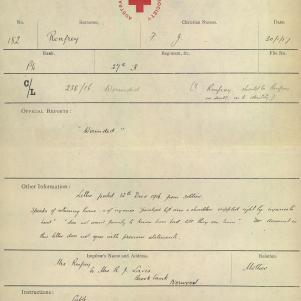 Soldier packet page