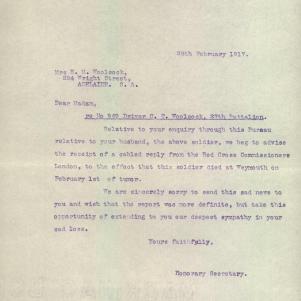 Soldier packet page