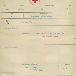 Soldier packet page