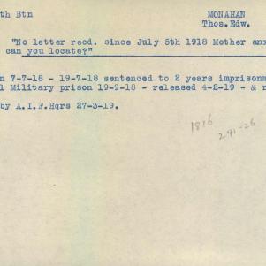 Soldier packet page