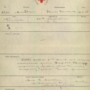 Soldier packet page