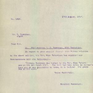 Soldier packet page