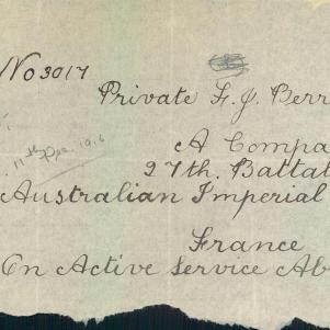 Soldier packet page