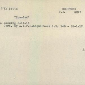Soldier packet page