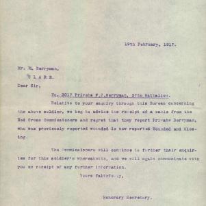 Soldier packet page