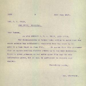 Soldier packet page